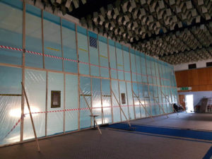 Asbestos Removal Building - Large Encapsulation Site Interior