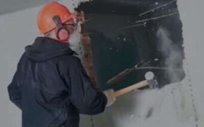 What is involved in a soft strip demolition?