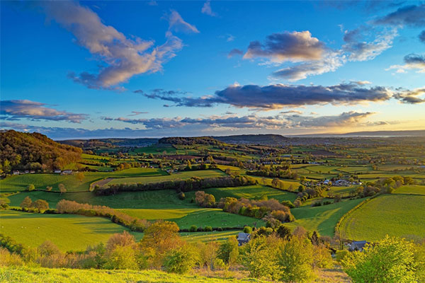 The Severn Valley, near The Cotswolds, Gloucestershire